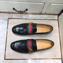 Load image into Gallery viewer, GG Strap Loafer (Jacare Shine)