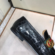 Load image into Gallery viewer, GG Strap Loafer (Jacare Shine)