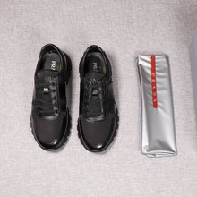 Load image into Gallery viewer, P R A D A - Mens Gloss Black Sneaker