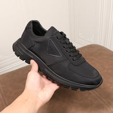 Load image into Gallery viewer, P R A D A - Mens Black Sneaker