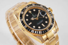 Load image into Gallery viewer, R 0 L E X - G M T MASTER GREENWICH [Gold/Diamond Black]