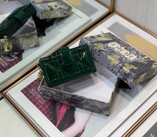 Load image into Gallery viewer, D I O R - Organ Card Holder 10.5cm (Emerald)