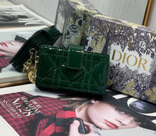 Load image into Gallery viewer, D I O R - Organ Card Holder 10.5cm (Emerald)