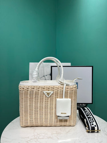 P r a d a white 26cm*18cm*11.5cm