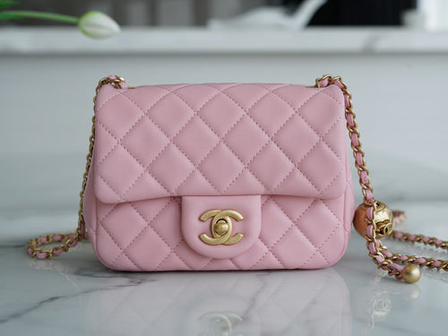 C h a n e l pink 13×18×7cm