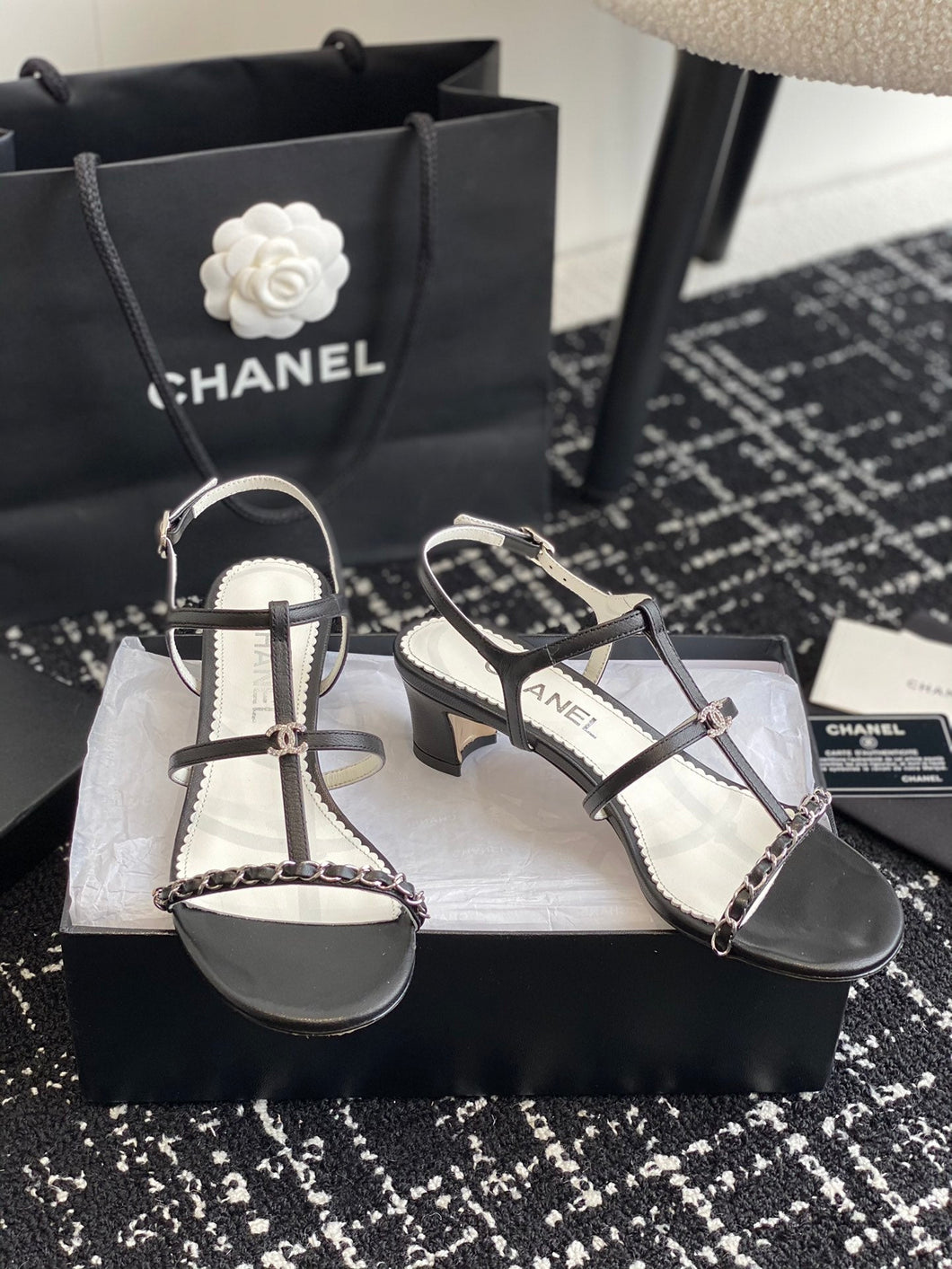 C H A N E L heels