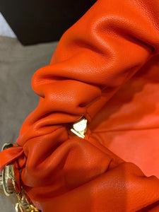 Bottega orange pouch