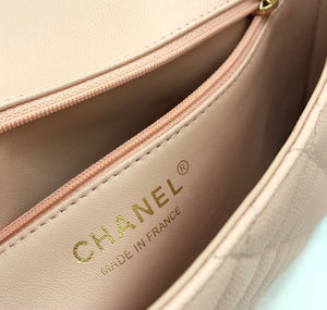 Chanel pink clutch