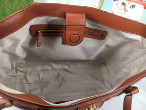 G u c c i tote brown 38*28*14cm