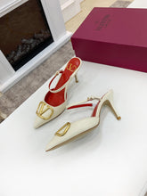 Load image into Gallery viewer, V heels white 7.5cm 34-41