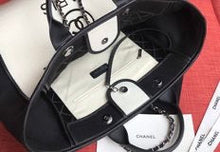 Load image into Gallery viewer, Cc tote white and black