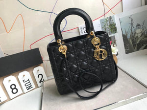 Dior lady 24cm silver/gold