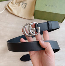 Load image into Gallery viewer, G u c c I belt silver 3cm