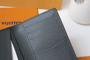 L v gray pocket wallet