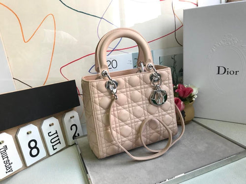 Dior lady cream 24cm silver/gold