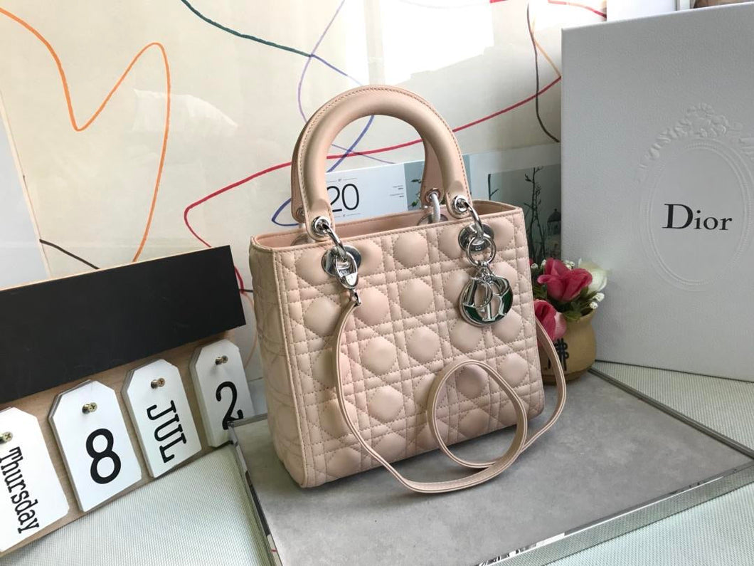 Dior lady cream 24cm silver/gold