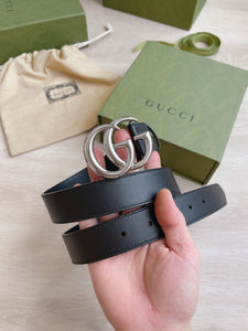 G u c c I belt silver 3cm