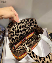 Load image into Gallery viewer, D i o r lady 24cm leopard red