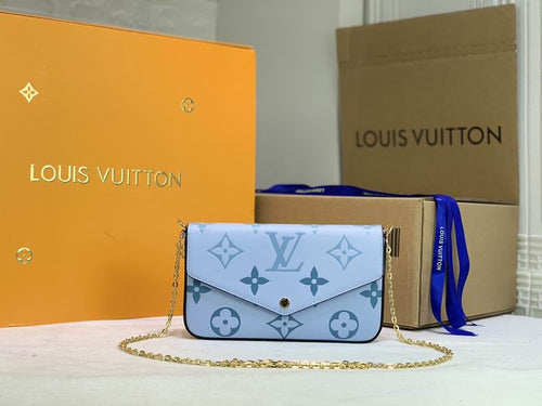 L v pochette blue