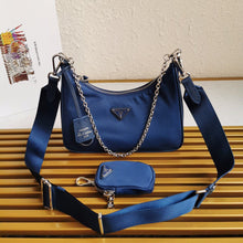 Load image into Gallery viewer, P r a d a blue 2X12x6cm