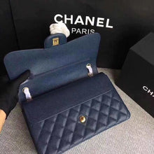 Load image into Gallery viewer, Chanel caviar navy 30cm