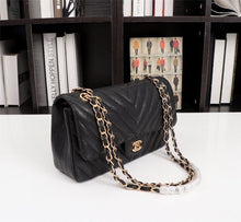 Load image into Gallery viewer, Chanel black gold/silver