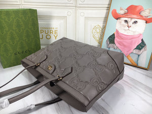 G u c c i tote gray 38*28*14cm