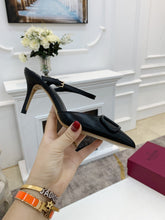 Load image into Gallery viewer, V heels black 7.5cm 34-41