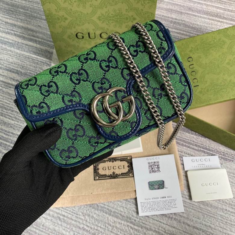 G u c c i green gg 18cm