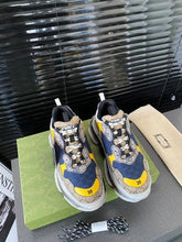 Load image into Gallery viewer, G u c c i /b a l e n c i a n g a calab blue/yellow