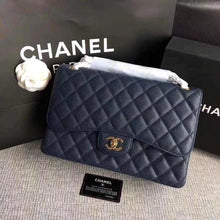 Load image into Gallery viewer, Chanel caviar navy 30cm