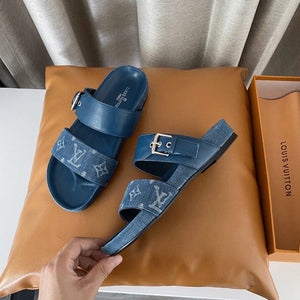 Lv sandals blue