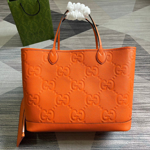 G u c c i orange tote new