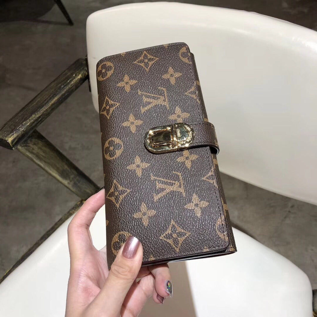 louis vuitton wallet with buckle