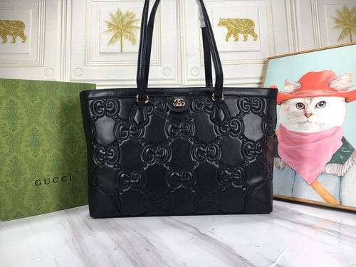 G u c c i black tote 38*28*14cm