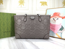Load image into Gallery viewer, G u c c i tote gray 38*28*14cm