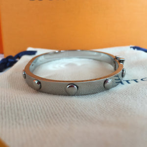 L v silver bracelet