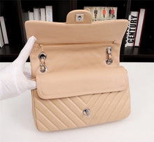 Load image into Gallery viewer, Chanel cream gold/silver