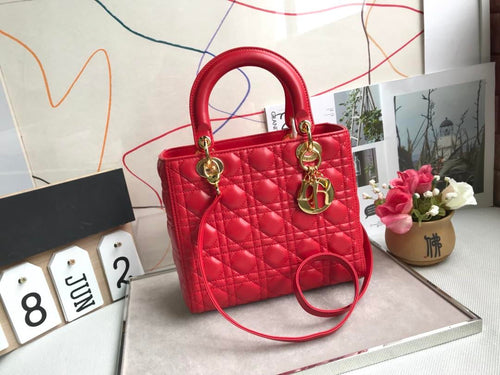 Dior lady 24cm silver /gold