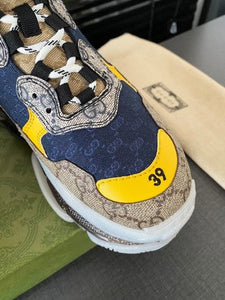 G u c c i /b a l e n c i a n g a calab blue/yellow
