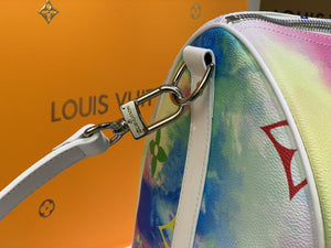 L v rainbow new duffle 40cm