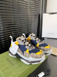 G u c c i /b a l e n c i a n g a calab blue/yellow