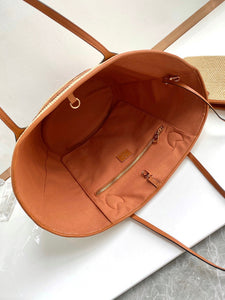 L v brown tote