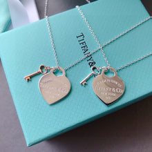 Load image into Gallery viewer, T I f f a n y heart necklace