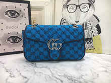 Load image into Gallery viewer, G u c c i blue W26xH15xD7cm
