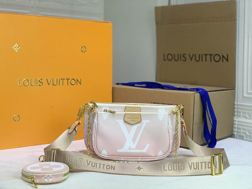 L v pink pochette