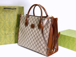 G u c c i tote 31cmx26.5cmx14cm