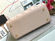 Load image into Gallery viewer, Dior lady cream 24cm silver/gold