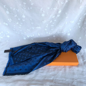 Lv blue scarf