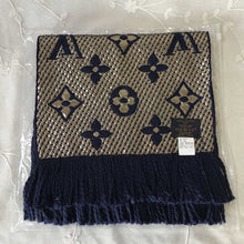 Load image into Gallery viewer, Lv navy scarf